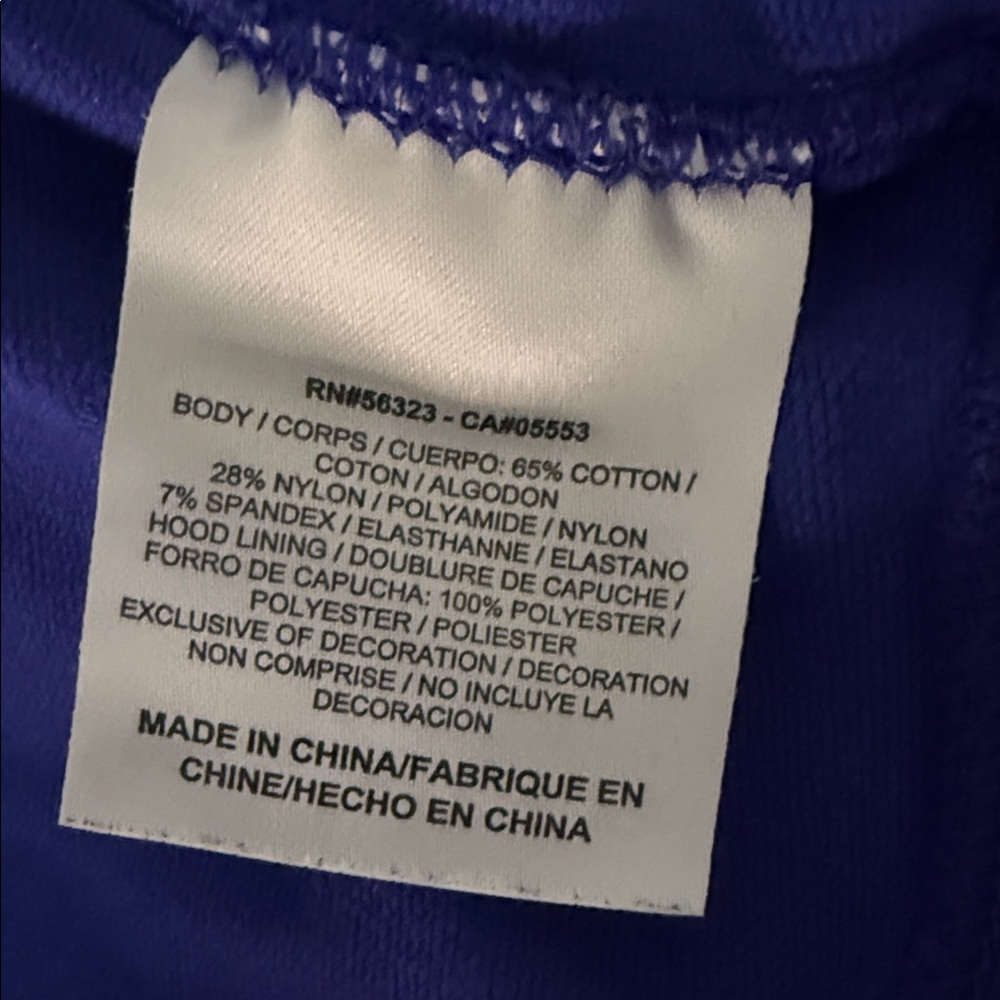 🏷️ Nike Dri-FIT Blue Pullover Hoodie Men’s Large - Picture 13 of 15